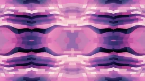 Soft turbulent ornamental shiny light rays kaleidoscope ethnic tribal psychedelic pattern animation New quality retro vintage holiday native universal motion dynamic cool nice joyful music video — Stock Video