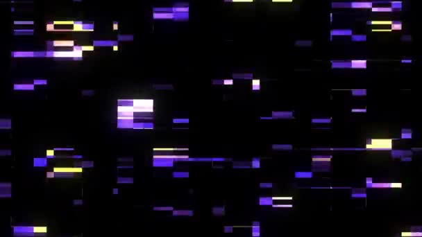 arrière-plan d'écran d'interférence rapide glitch pour l'animation logo nouvelle technologie de secousse numérique de qualité séquences vidéo colorées 