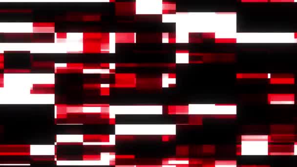 Φόντο οθόνης παρεμβολές γρήγορη glitch για λογότυπο κινούμενα σχέδια νέα ποιότητα Ψηφιακή σύσπαση τεχνολογία πολύχρωμο πλάνα βίντεο — Αρχείο Βίντεο