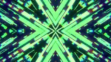 hızlı simetrik ok şekli parlak parıltı girişim ekran arka planı için logo animasyon yeni kalite dijital seğirme teknoloji desen renkli video görüntüleri