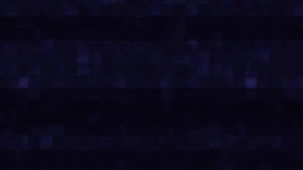 РК-екран темний глюк шумових перешкод фонова петля для анімації логотипу нова якісна технологія цифрового перемикання барвисті відеозаписи — стокове відео