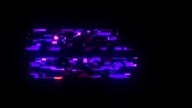 Neon aksaklık gelecek şimdi metin animasyon arka plan logo sorunsuz döngü yeni kalite evrensel teknoloji hareketli dinamik animasyonlu arka plan renkli neşeli video cool
