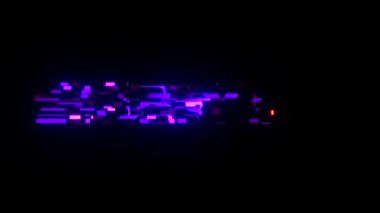 Neon aksaklık acele metin animasyon arka plan logo sorunsuz döngü yeni kalite evrensel teknoloji hareketli dinamik animasyonlu arka plan renkli neşeli video cool