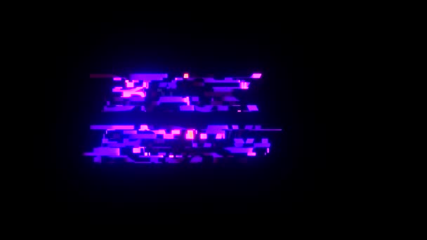 Cool neon glitch NERO VENERDÌ testo animazione sfondo logo senza soluzione di continuità loop Nuova qualità universale tecnologia movimento dinamico animato sfondo colorato gioioso video — Video Stock