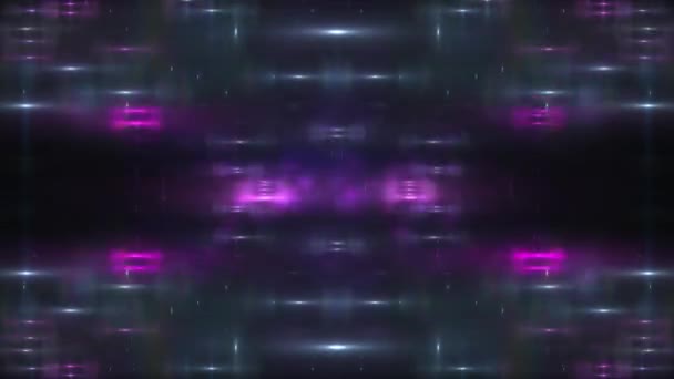 Hareketli yabancı gösterişli titrek parlak animasyon müzik arka plan yeni kalite doğal aydınlatma lambası ışınları etkisi dinamik renkli parlak dans video görüntüleri fişekleri — Stok video
