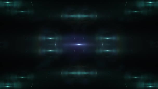 Переміщення інопланетянина мерехтливі блискучі спалахи анімації музичний фон нова якість природного освітлення лампи промені ефект динамічний барвистий яскравий танцювальний відеозапис — стокове відео