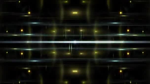 Extranjero parpadeo flash bengalas brillante animación música fondo nueva calidad iluminación natural lámpara rayos efecto dinámico colorido brillante danza vídeo material de archivo — Vídeos de Stock