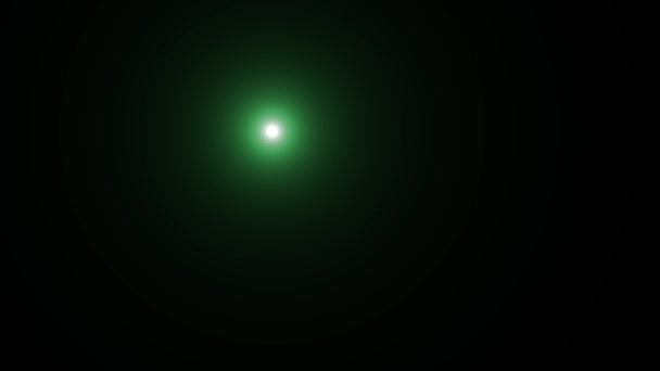 Ξεθώριασμα κύκλο τα κινούμενα εκθαμβωτικά φώτα αστέρι οπτικό φακό animation λογότυπο φωτοβολίδες λαμπερά βρόχο νέα ποιότητα φυσικού φωτισμού λαμπτήρων ακτίνες επίδραση δυναμική πολύχρωμο φωτεινό βιντεοσκοπημένων εικονών υποβάθρου — Αρχείο Βίντεο