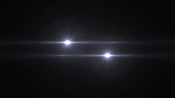 Verblassende Kreis bewegliche Lichter für Logo-Intro-Animation optische Linse Stern flackert glänzende Schleife Hintergrund neue Qualität natürliches Licht Lampe Strahlen Effekt dynamische bunte helle Videoaufnahmen — Stockvideo