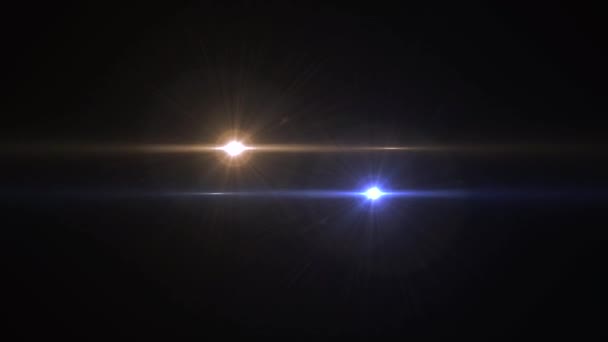 Выцветающий круг движущихся огней для логотипа интро анимации оптические линзы звезда вспышки блестящий цикл фон новое качество естественного освещения лампы лучи эффект динамические красочные яркие видео кадры — стоковое видео