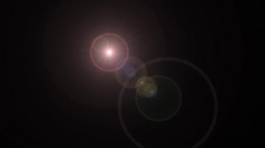 tam bir daire için logo Intro animasyon optik lens yıldız ışıkları hareket solma parlak döngü arka plan yeni kalite doğal aydınlatma lambası ışınları etkisi dinamik renkli parlak video görüntüleri fişekleri