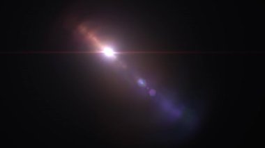 tam bir daire için logo Intro animasyon optik lens yıldız ışıkları hareket solma parlak döngü arka plan yeni kalite doğal aydınlatma lambası ışınları etkisi dinamik renkli parlak video görüntüleri fişekleri