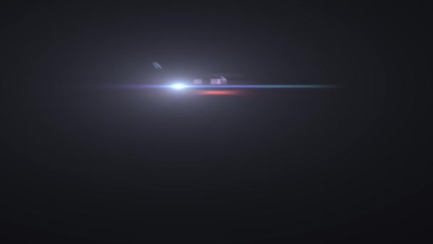 Dissolvenza pieno cerchio luci in movimento per il logo intro animazione ottico lente stelle brillanti loop sfondo nuova qualità naturale illuminazione lampada raggi effetto dinamico colorato video luminoso — Video Stock