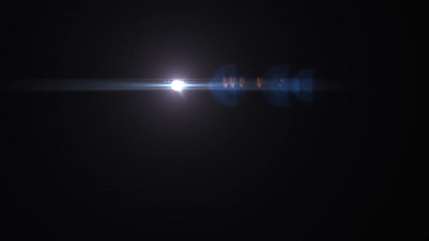 Verblassende Vollkreis bewegliche Lichter für Logo-Intro-Animation Optische Linse Stern flackert glänzende Schleife Hintergrund neue Qualität natürliches Licht Lampenstrahlen Effekt dynamische bunte helle Videomaterial — Stockvideo