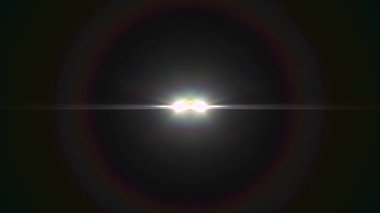 simetrik yatay hareketli ışıklar logosu parlak animasyon döngüsü arka plan yeni kalite doğal ışık optik lens yıldız fişekleri lamba ışınları etkisi dinamik renkli parlak video görüntüleri için solma flash