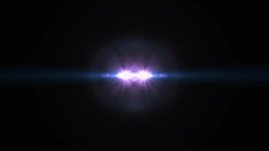 simetrik yatay hareketli ışıklar logosu parlak animasyon döngüsü arka plan yeni kalite doğal ışık optik lens yıldız fişekleri lamba ışınları etkisi dinamik renkli parlak video görüntüleri için solma flash