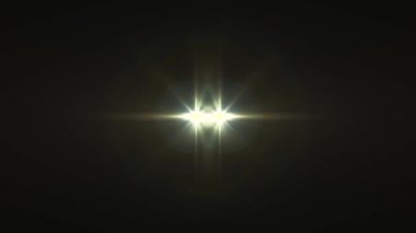 simetrik yatay hareketli ışıklar logosu parlak animasyon döngüsü arka plan yeni kalite doğal ışık optik lens yıldız fişekleri lamba ışınları etkisi dinamik renkli parlak video görüntüleri için solma flash