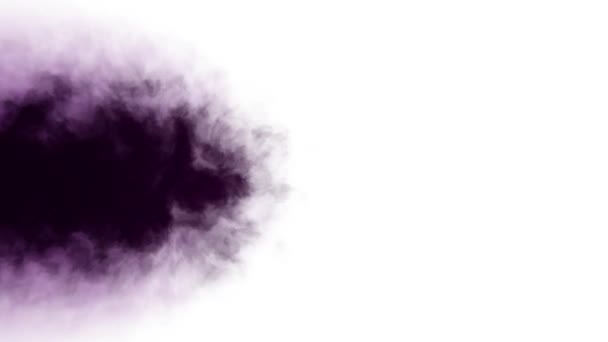 Rosa púrpura mancha salpicadura propagación turbulenta movimiento abstracto pintura animación fondo nuevo arte de calidad única elegante colorido alegre fresco agradable movimiento dinámico hermoso video metraje — Vídeo de stock