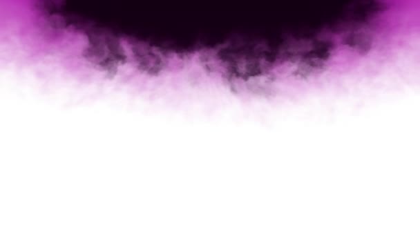 Чернильные Брызги Пятно Распространения Турбулентного Движения Абстрактной Живописи Анимации Фон — стоковое видео