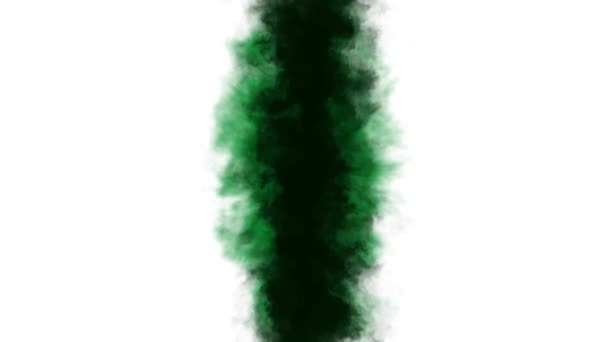 Tinta verde respingo blot espalhando turbulento movimento abstrato pintura animação fundo nova qualidade única arte elegante colorido alegre legal agradável movimento dinâmico belo vídeo metragem — Vídeo de Stock