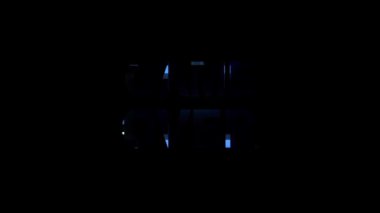 Neon aksaklık oyun metin animasyon arka plan logo sorunsuz üzerinde döngü yeni kalite evrensel teknoloji hareketli dinamik animasyonlu arka plan renkli neşeli video