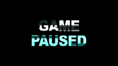 Neon aksaklık oyun durmuş metin animasyon arka plan logo sorunsuz döngü yeni kalite evrensel teknoloji hareketli dinamik animasyonlu arka plan renkli neşeli video