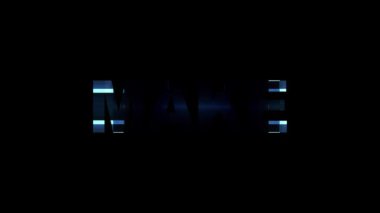 Neon aksaklık yapmak metin animasyon arka plan logo sorunsuz döngü yeni kalite evrensel teknoloji hareketli dinamik animasyonlu arka plan renkli neşeli video