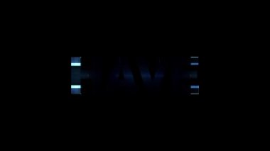 Neon aksaklık var metin animasyon arka plan logo sorunsuz döngü yeni kalite evrensel teknoloji hareket dinamik animasyonlu arka plan renkli neşeli video