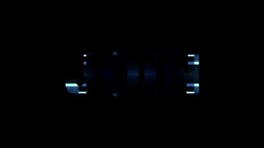 Neon aksaklık birleştirmek metin animasyon arka plan logo sorunsuz döngü yeni kalite evrensel teknoloji hareketli dinamik animasyonlu arka plan renkli neşeli video