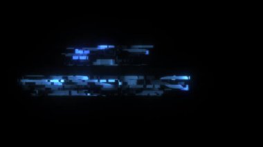 HUD ekran serin aksaklık neşeli Noel metin animasyon arka plan logo sorunsuz döngü yeni kalite evrensel teknoloji hareketli dinamik animasyonlu arka plan renkli neşeli video