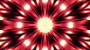 süs ışık kırmızı kaleydoskop desen animasyon sorunsuz döngü yeni kalite tatil doğal renkli evrensel hareketli dinamik neşeli müzik stok video