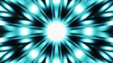 süs ışık mavi kaleydoskop desen animasyon sorunsuz döngü yeni kalite tatil doğal renkli evrensel hareketli dinamik neşeli müzik stok video