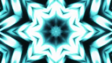 süs ışık mavi kaleydoskop desen animasyon sorunsuz döngü yeni kalite tatil doğal renkli evrensel hareketli dinamik neşeli müzik stok video