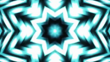 süs ışık mavi kaleydoskop desen animasyon sorunsuz döngü yeni kalite tatil doğal renkli evrensel hareketli dinamik neşeli müzik stok video