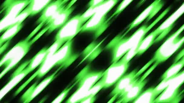 Abstract soft blured shiny diagonal green lines stripes background animation seamless loop New quality universal motion dynamic animated colorful joyful cool music stock video footage — Stock Video