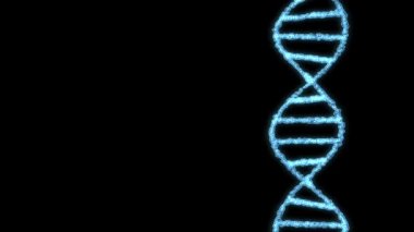 Animasyon arka plan yeni kalite doğal sağlık serin güzel stok video görüntüleri güzel dönen Dna sarmal molekülü