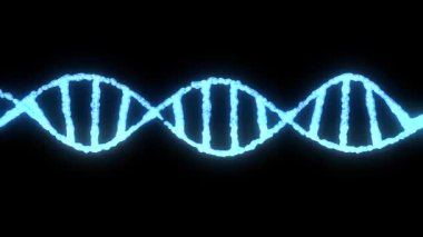 Animasyon arka plan yeni kalite doğal sağlık serin güzel stok video görüntüleri güzel dönen Dna sarmal molekülü