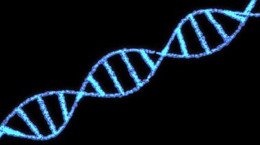 Animasyon arka plan yeni kalite doğal sağlık serin güzel stok video görüntüleri güzel dönen Dna sarmal molekülü