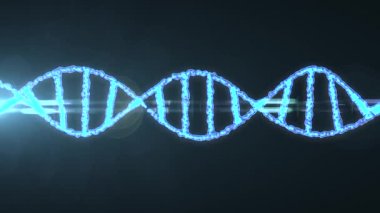 Animasyon arka plan yeni kalite doğal sağlık serin güzel stok video görüntüleri güzel dönen Dna sarmal molekülü