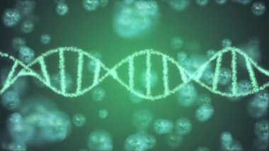 DNA sarmal molekül buluşması saçılan ve animasyon arka plan yeni kalite doğal sağlık serin güzel stok video görüntüleri güzel döndürme