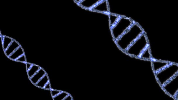 Σπείρα μόριο DNA περιστρεφόμενη animation φόντο νέα ποιότητα όμορφη φυσική υγεία δροσερό ωραία πλάνα βίντεο — Αρχείο Βίντεο