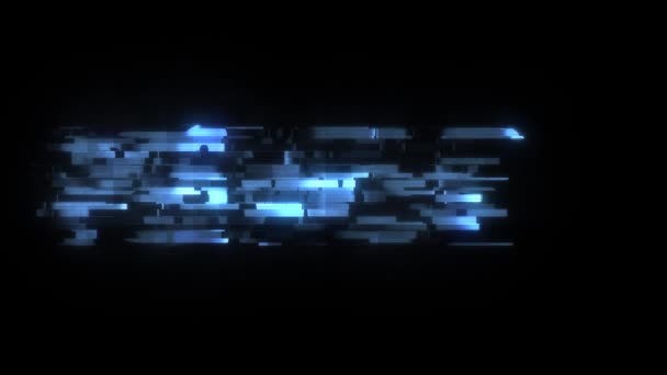 HUD екран cool глюк влади текст анімація фон логотип безшовні петлю новий якість універсальної технології руху динамічний рухоме тло барвисті радісне відео — стокове відео