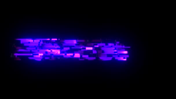 Cool kleurrijke glitch Funuction tekst animatie achtergrond logo naadloze loop nieuwe universele technologie beweging dynamische geanimeerde achtergrond vrolijke voorraad videokwaliteit — Stockvideo
