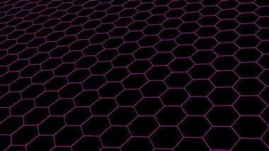 altıgen kılavuz net alan manzara sorunsuz döngü çizim hareket grafik animasyon arka plan yeni kalite vintage tarzı serin güzel güzel 4k stok video görüntüleri