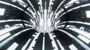 teknolojik aksaklık bozulma solucan deliği huni tünel uçuş döngü animasyon arka plan yeni kalite vintage tarzı serin güzel güzel 4k stok video görüntüleri