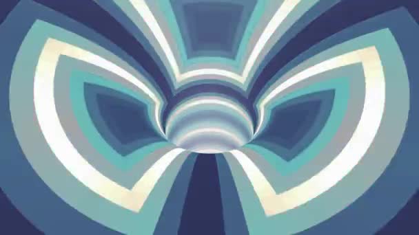 Coloré trou de ver entonnoir tunnel vol animation arrière-plan nouvelle qualité style vintage cool belle 4k stock vidéo 
