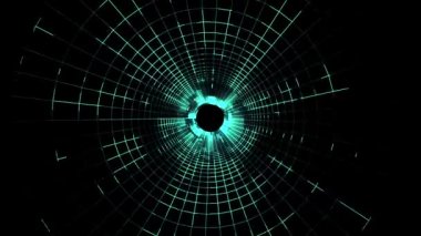 Neon ışıkları ızgara dışarı uçuş net cyber tünel hareketli grafik animasyon arka plan sorunsuz döngü yeni nitelik fütüristik serin güzel güzel 4k stok video görüntüleri