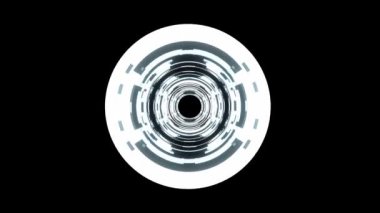 Cyber veri vr tünel hareket grafik animasyon arka plan sorunsuz yeni nitelik fütüristik serin güzel güzel 4 k stok video görüntüleri döngü içinde uçuşa neon ışıklar