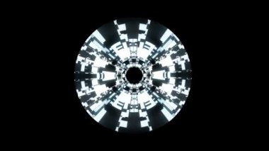 Cyber veri vr tünel hareket grafik animasyon arka plan sorunsuz yeni nitelik fütüristik serin güzel güzel 4 k stok video görüntüleri döngü içinde uçuşa neon ışıklar