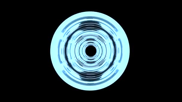 네온에 밖으로 비행 사이버 데이터 vr 터널 모션 그래픽 애니메이션 배경 원활한 루프 새로운 미래의 멋진 좋은 아름 다운 4 k 품질 주식 영상 조명 — 비디오